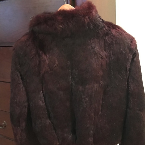 Vintage Rabbit fur Bomber Jacket - Picture 2 of 4